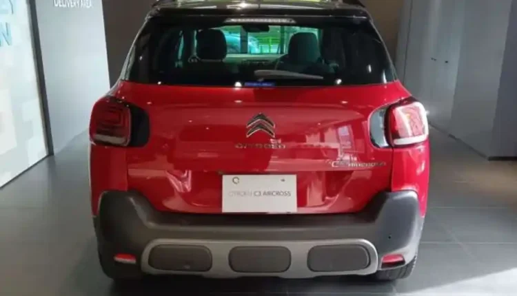 red color vehicle