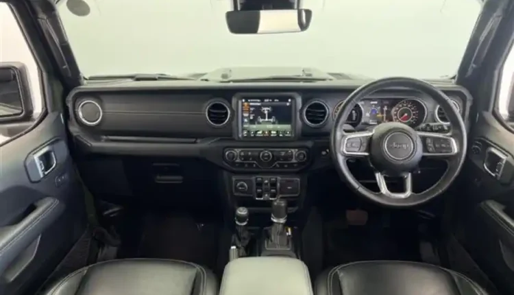Leather seat jeep
