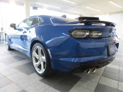 blue color vehicle coupe sports