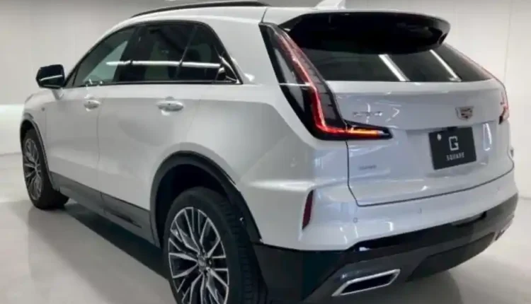 Pearl white color SUV