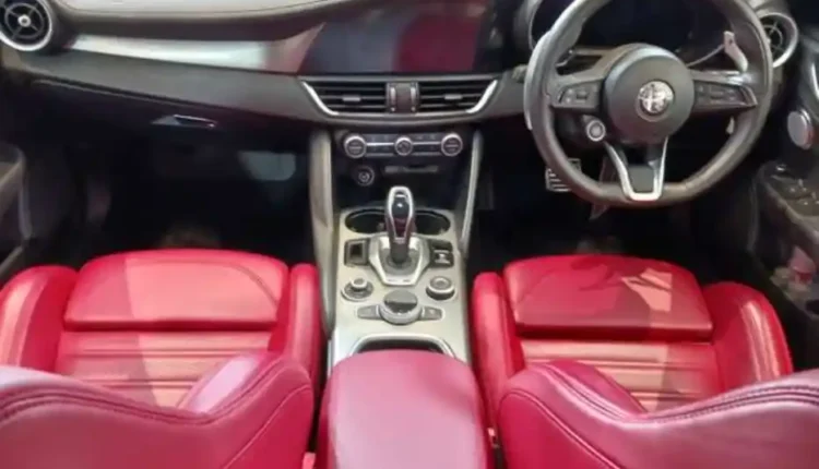 Red leather seats